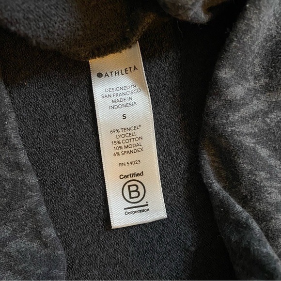 Athleta Studio To Street Gray Pullover Women’s Size Small - Picture 6 of 8